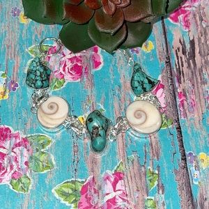 Shiva Shell & Howlite Bracelet